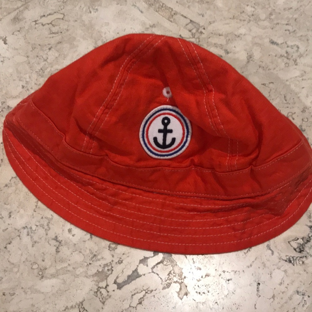 💕HP 6/1 Janie & Jack Red bucket hat - Picture 2 of 3